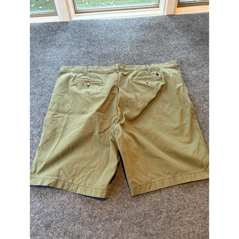 Polo Ralph Lauren Shorts Mens Extra Large Green Classic Fit Chino Pony Logo